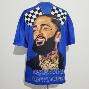 Focused Nip$ey Hu$$le T Shirt Silky Feel Unisex Size Small Runs Big Tribute